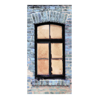 Motivdruck "Fenster", Papier, Größe: 180x90cm Farbe: grau/blau   #
