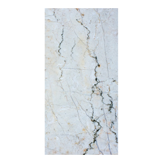 Banner "Marble" fabric - Material:  - Color: white/gray - Size: 180x90cm