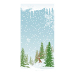 Banner "Snowy woods" paper - Material:  -...