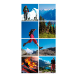 Banner "Hiking" paper - Material:  - Color:...