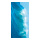 Motif imprimé "Vague de mer" tissu  Color: bleu Size: 180x90cm