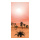 Motivdruck "Wüste mit Kamel", Stoff, Größe: 180x90cm Farbe: braun/orange   #