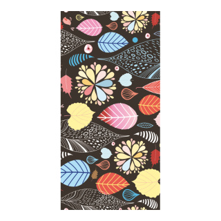 Banner "Colorful leaves" paper - Material:  - Color: multicoloured - Size: 180x90cm