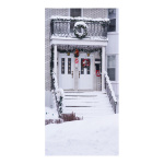Banner "snowy entrance" paper - Material:  -...