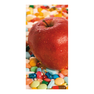 Motif imprimé "Vitamine" tissu  Color: coloré Size: 180x90cm