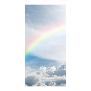Motivdruck "Regenbogen", Papier, Größe: 180x90cm Farbe: hellblau   #