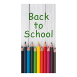 Banner "Back to school" fabric - Material:  -...