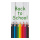 Banner "Back to school" fabric - Material:  - Color: multicoloured - Size: 180x90cm