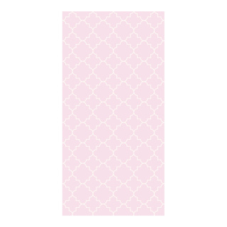 Motif imprimé "Carrelages" tissu  Color: rose/blanc Size: 180x90cm