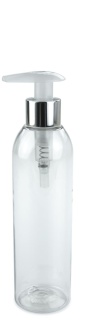 Pumpflasche leer, 0,25Liter, transparent, passend zu Desinfektionsständer