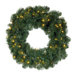 Noble fir wreath 150 tips 60 LEDs - Material: out of...