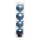 Set of 4 Christmas balls 2x shiny & 2x matt - Material:  - Color: light blue - Size: Ø 10cm