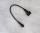 Prise Euro LED  câble de connexion en caoutchouc Color: noir Size: 150cm