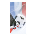 Banner "Football match France" paper -...