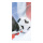 Motif imprimé " Match de football France " papier  Color: blanc Size: 180x90cm