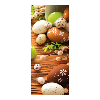 Banner "Easter Eggs" paper - Material:  - Color: brown - Size: 180x90cm