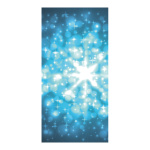 Banner"Snow crystals" paper - Material:  -...