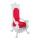 Christmas throne  - Material: out of fibreglass with velvet coating - Color: white/red - Size: 186cm