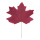 Maple leaf one-sided - Material: out of paper - Color: bordeaux - Size: 100x80cm X Blattgröße: 80x63cm Stiel 45cm