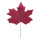 Maple leaf  - Material: out of paper - Color: bordeaux - Size: 50x40cm X Blattgröße: 33x40cm Stiel: 23cm