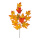 Maple leaf twig  - Material: out of artificial silk/plastic - Color: yellow/orange - Size: 60x40cm