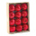 Äpfel 12 Stk./Blister, aus Kunststoff     Groesse:6,5cm    Farbe:rot