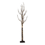 Arbre avec 500 LEDs en carton dur Color: brun/blanc Size:...