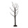 Baum mit 270 LEDs, aus Hartpappe, IP44 Stecker     Groesse:120cm, Holzfuß: 17x17x3cm    Farbe:braun/weiß