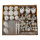Baumschmucksortiment 90-fach, aus Kunststoff, mit Sichtfenster,mit Schneeflocken, Zapfen, Eulen     Groesse:    Farbe:silber/weiß
