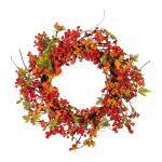 Wreath with berries,  out of styrofoam/plastic,...