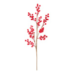Branche de baies  en plastique Color: rouge Size: 70cm X...