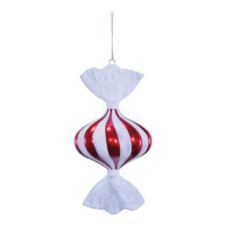 Candy  - Material: out of plastic - Color: red/white - Size: 17cm
