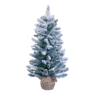 Noble fir tree 121 tips - Material: out of plastic - Color: green/white - Size: 75cm