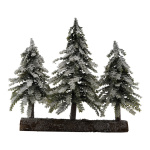 Noble fir 3 pcs. - Material: out of plastic/wooden -...