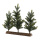 Noble fir 3 pcs. - Material: out of plastic/wooden - Color: grün/braun - Size: avec pied en bois X 45cm
