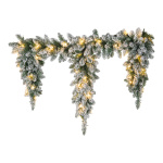 Noble fir frieze 40 LEDs - Material: out of plastic -...