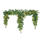 Frise de sapins nobles 40 LEDs en plastique Color:...