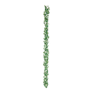 Guirlande de feuilles de lierre en plastique/soie artificielle     Taille: 175cm    Color: vert