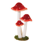 Group of fly agaric 3-fold - Material: out of styrofoam -...
