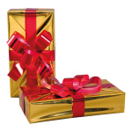 Gift box  - Material: out of styrofoam - Color: gold/red...