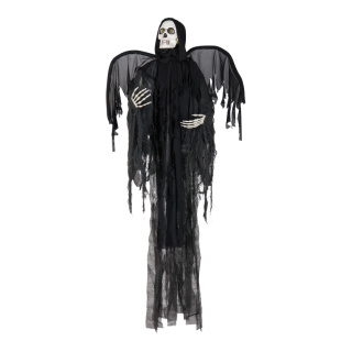 Squelette effrayant  en tissu/plastique Color: noir Size: 160x70cm