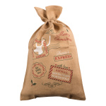 Sac-cadeau en jute   Color: natur Size: 80x50cm