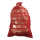 Jute gift bag  - Material:  - Color: red - Size: 80x50cm