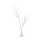 Korallenbaum 2-teilig, aus Holz/Kunststoff     Groesse:150cm, Holzfuß: Ø 21cm    Farbe:weiß