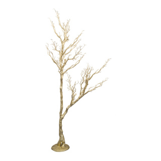 Coral tree 2-pcs - Material: out of wood/plastic - Color: gold - Size: 150cm X Holzfuß: Ø 21cm