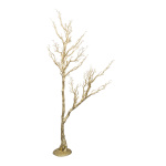 Arbre corail en 2 parties en bois/plastique Color: or...