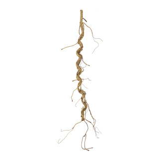 Branches en tire-bouchon en plastique     Taille: 170cm    Color: brun