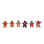 Gingerbreads 6 pcs. - Material: out of styrofoam - Color:...