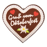 Gingerbread heart Gruß vom Oktoberfest ,  out of...