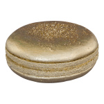 Macaron aus Styropor     Groesse: 20x9cm - Farbe: gold